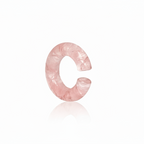 Beatrice Large Earcuff, Pink Quartz