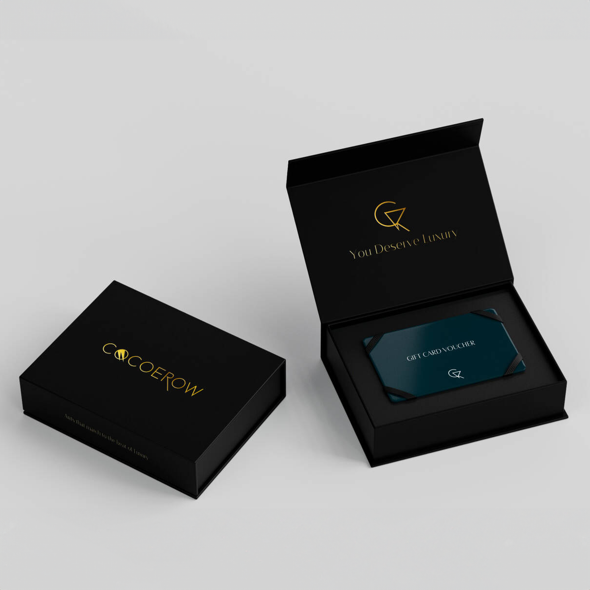 Cocoerow Fine Jewelry Gift Voucher Black Virtual Card Luxury Gift