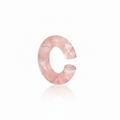Cocoerow Beatrice Ear Cuff Okuta Collection Large Pink Quartz 14K Gold Sculptural Fine Jewelry
