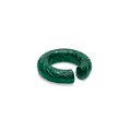 Cocoerow Beatrice Ear Cuff Okuta Collection Large Malachite Sculptural Fine Jewelry Detail View