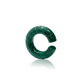 Cocoerow Beatrice Ear Cuff Okuta Collection Large Malachite Sculptural Fine Jewelry Front View