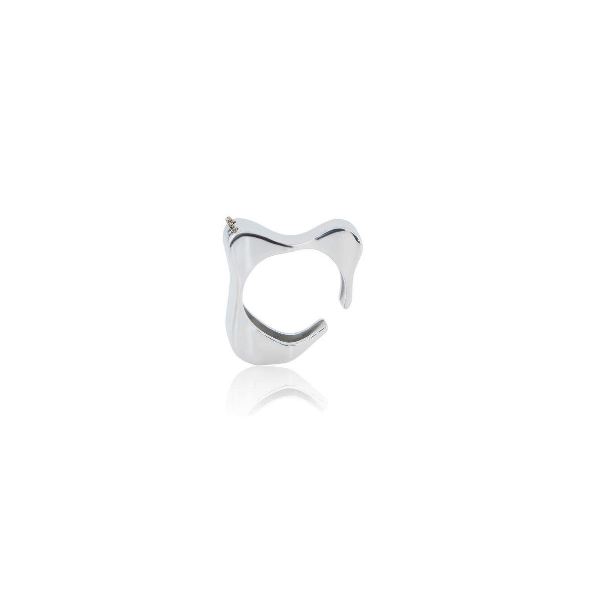Cocoerow Connie Ear Cuff 14K Yellow Gold Sculptural Fine Jewelry