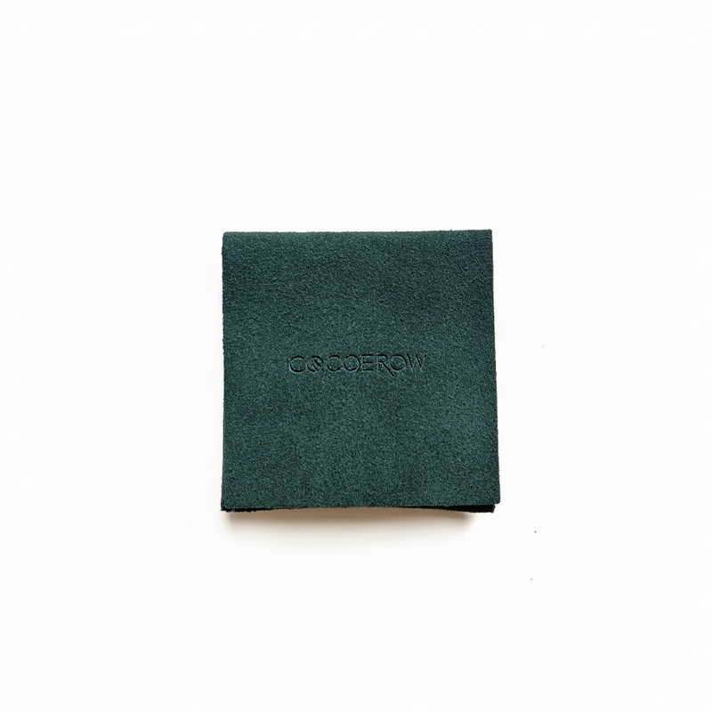 Cocoerow Fine Jewelry Luxury Suede Pouch Gift Packaging Unboxing Experience