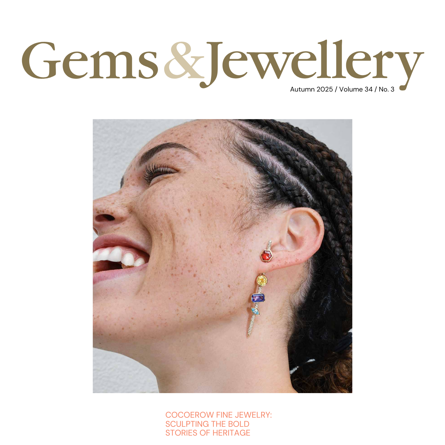 Cocoerow Gems and Jewellery Magazine Press Feature Sculpting Bold Heritage Fine Jewelry Editorial
