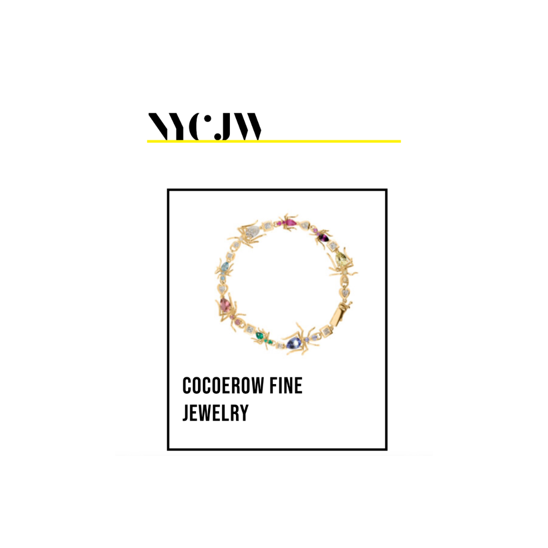 Cocoerow Kokoro Ant Tennis Bracelet NYCJW Press Feature Sculptural Fine Jewelry