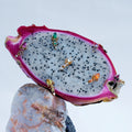 Cocoerow Kokoro Stud Earring 14K White Gold Ruby Diamond Sculptural Fine Jewelry Concept Campaign