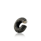 Beatrice Small Earcuff, Sterling Silver Textured