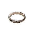 Nira Ring Thin, Sterling Silver and Diamonds