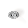 Cocoerow Pasta Ring 14K White Gold Oval Diamond Sculptural Fine Jewelry Front View