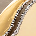Cocoerow Split Earring Okuta Collection 14K Yellow Gold Silver Sculptural Fine Jewelry Closeup View